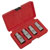 Sealey AK723 Stud Extractor Set 4pc 1/2Sq Drive Metric