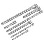 Sealey AK770 Wobble/rigid Extension Bar Set 7pc 1/4, 3/8 and 1/2sq Drive