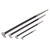 Sealey AK880 Heelbar Set 4pc 150, 200, 410, 510mm
