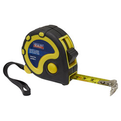 Sealey AK988 Rubber Measuring Tape 3mtr(10ft) x 16mm Metric/imperial