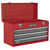 Sealey AP9243BB Tool Chest 3 Drawer Portable with Ball Bearing Slides - Red/Grey
