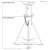 Sealey AS15000 Axle Stands 15tonne Capacity Per Stand 30tonne Per Pair
