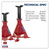 Sealey AS15000 Axle Stands 15tonne Capacity Per Stand 30tonne Per Pair