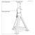 Sealey AS2500 Axle Stands 2.5tonne Capacity Per Stand 5tonne Per Pair