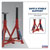 Sealey AS2500 Axle Stands 2.5tonne Capacity Per Stand 5tonne Per Pair