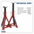 Sealey AS2500 Axle Stands 2.5tonne Capacity Per Stand 5tonne Per Pair