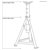 Sealey AS3000 Axle Stands 2.5tonne Capacity Per Stand 5tonne Per Pair