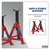 Sealey AS5000 Axle Stands 5tonne Capacity Per Stand 10tonne Per Pair
