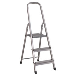 Sealey ASL3S Aluminium Step Ladder 3-tread En131