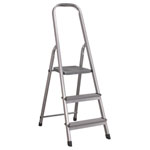 Sealey ASL3S Aluminium Step Ladder 3-tread En131