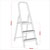 Sealey ASL3S Aluminium Step Ladder 3-tread En131