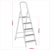 Sealey ASL5 Aluminium Step Ladder 5-tread En131