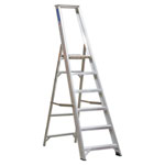 Sealey AXL6 Aluminium Step Ladder 6-tread Industrial Bs 2037/1