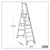 Sealey AXL8 Aluminium Step Ladder 8-tread Industrial Bs 2037/1