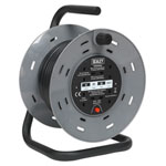 Sealey BCR2525 Cable Reel 25mtr 2 x 230V Heavy-duty