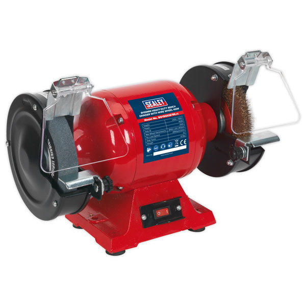 Sealey BG150XW/99 Bench Grinder 150mm with Wire Wheel 450W/230V He...