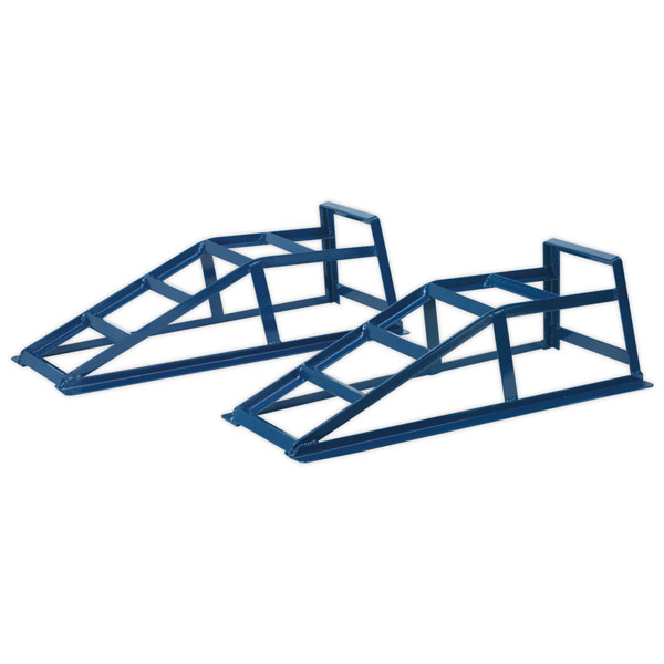 Sealey CAR2000 Car Ramps 1tonne Capacity per Ramp 2tonne Capacity per Pair