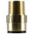 Sealey CAS15BSA 15mm x 1/2bspt Brass Straight Adaptor