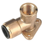 Sealey CAS15BWE 15mm x 1/2bsp Brass Wingback Elbow