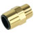 Sealey CAS22BSA 22mm x 3/4bspt Brass Straight Adaptor