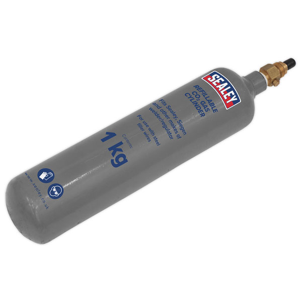 Sealey CO2/1KG/REFIL Gas Refill Carbon Dioxide 1000g Rapid Online