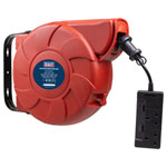 Sealey CRM15 Cable Reel System Retractable 15m 2 x 230V Socket