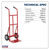 Sealey CST983 Sack Truck with Solid Wheels 150kg Capacity
