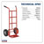 Sealey CST986 Sack Truck with Pneumatic Tyres 200kg Capacity