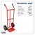 Sealey CST987 Sack Truck with Pneumatic Tyres 200kg Capacity