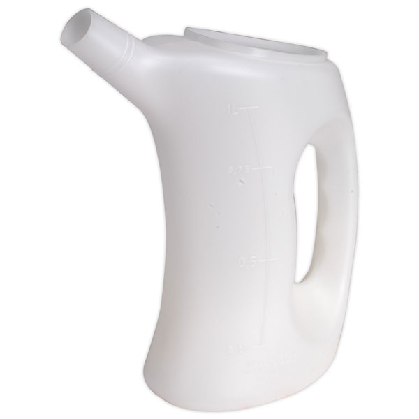 Sealey J1 Measuring Jug with Rigid Spout 1L