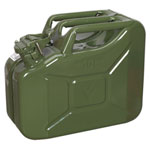 Sealey JC10G Jerry Can 10ltr - Green