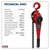 Sealey LH1500 Lever Hoist Steel 1500kg