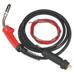 Sealey MIG/T25 Mig Torch 3mtr Euro Connector Tb25