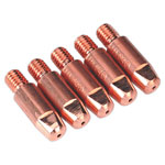 Sealey MIG918 Contact Tip 1.0mm Tb25/36 Pack of 5