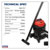 Sealey PC200 Vacuum Cleaner Wet and Dry 20ltr 1250W/230V
