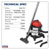 Sealey PC200SD Vacuum Cleaner Industrial Wet & Dry 20ltr 1250W/230V