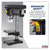 Sealey PDM155B Pillar Drill Bench 16-Speed 1050mm Height 230V