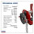 Sealey PT3000G Trolley Geared 3tonne