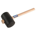 Sealey RMB250 Rubber Mallet 2.5lb Black
