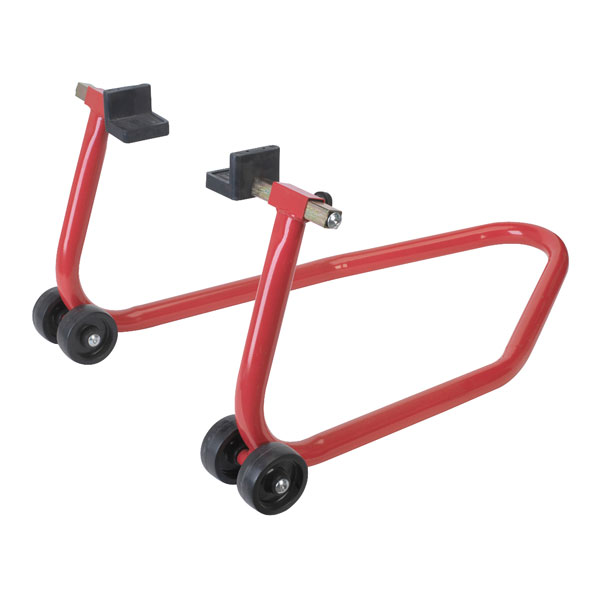 Sealey RPS1 Universal Rear Wheel Stand with Rubber Supports | Rapid Online