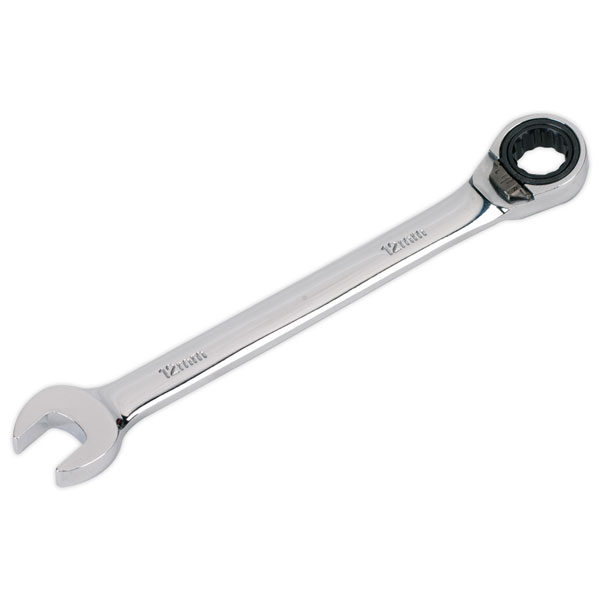 Sealey RRCW12 Reversible Ratchet Combination Spanner 12mm