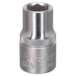 Sealey S1212 Walldrive Socket 12mm 1/2sq Drive