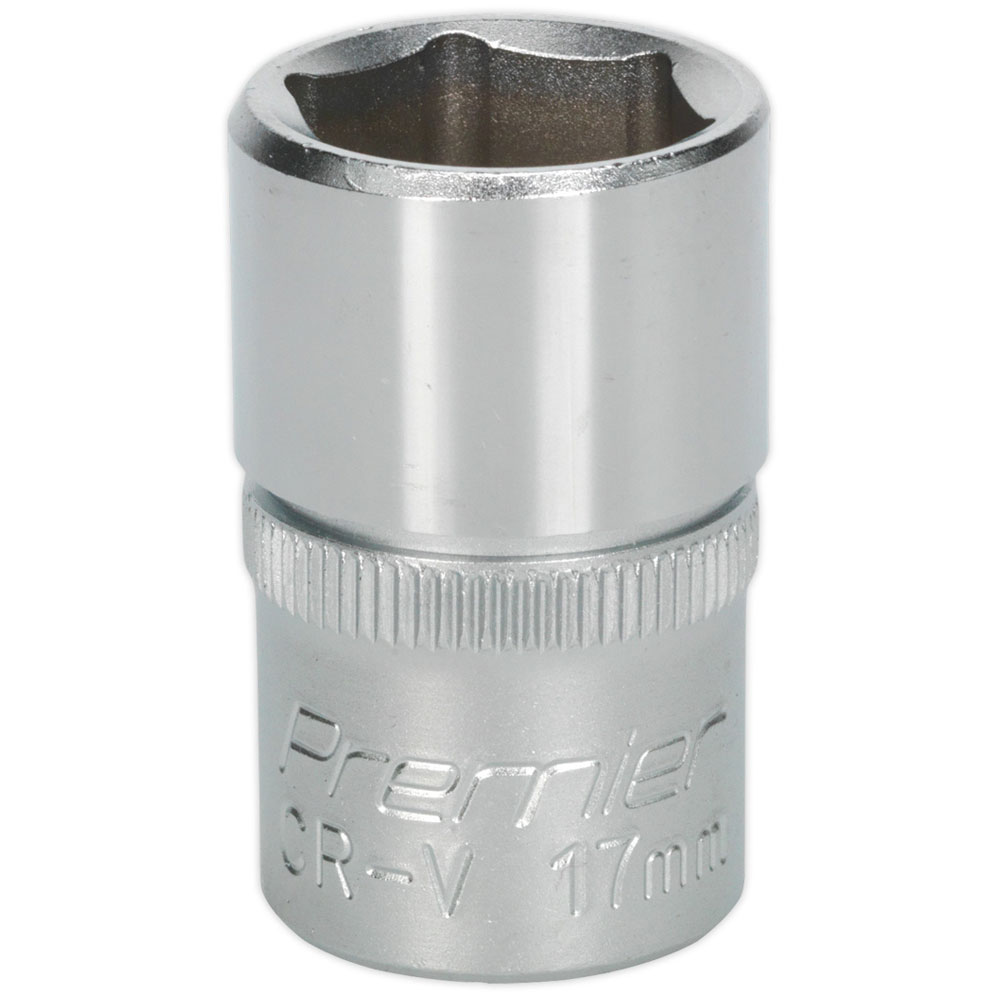 Sealey S1217 Walldrive Socket 17mm 1/2