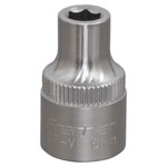 Sealey S3806 Walldrive Socket 6mm 3/8"sq Drive