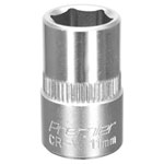 Sealey S3811 Walldrive Socket 11mm 3/8sq Drive