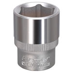 Sealey S3817 Walldrive Socket 17mm 3/8"sq Drive
