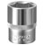 Sealey S3817 Walldrive Socket 17mm 3/8sq Drive