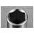 Sealey S3817D Walldrive Socket 17mm Deep 3/8sq Drive