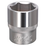 Sealey S3819 Walldrive Socket 19mm 3/8"sq Drive