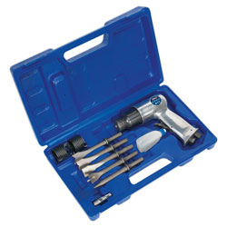 Sealey SA12/S Air Hammer with Chisels Medium Stroke